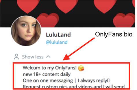 onlyfans profile example|Onlyfans Bio Ideas That REALLY Work & Example。